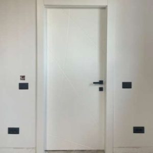Ușă Albă - MDF Romb